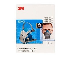 Respiratore Semimaschera Facciale 3M 6501QL Riutilizzabile